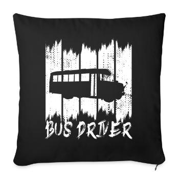 Bus Driver - Sofakissenbezug 45 x 45 cm - Schwarz - Vorne
