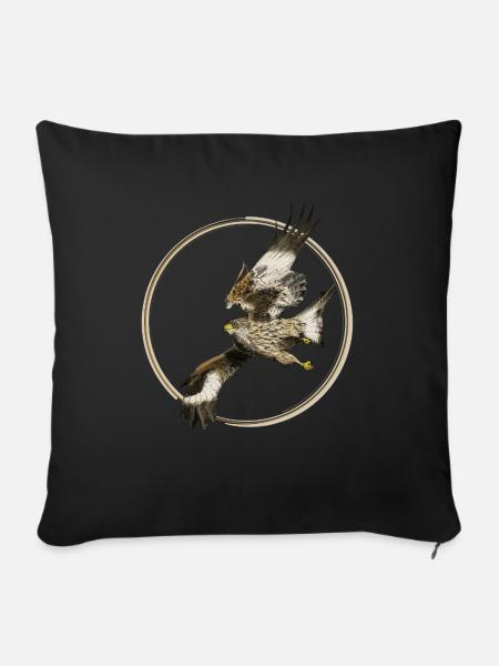 Falke - Sofakissenbezug 45 x 45 cm - Schwarz