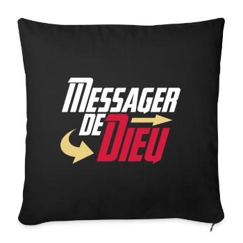Messenger of God - Sofa pillowcase 17,3'' x 17,3'' (45 x 45 cm) - black - Front