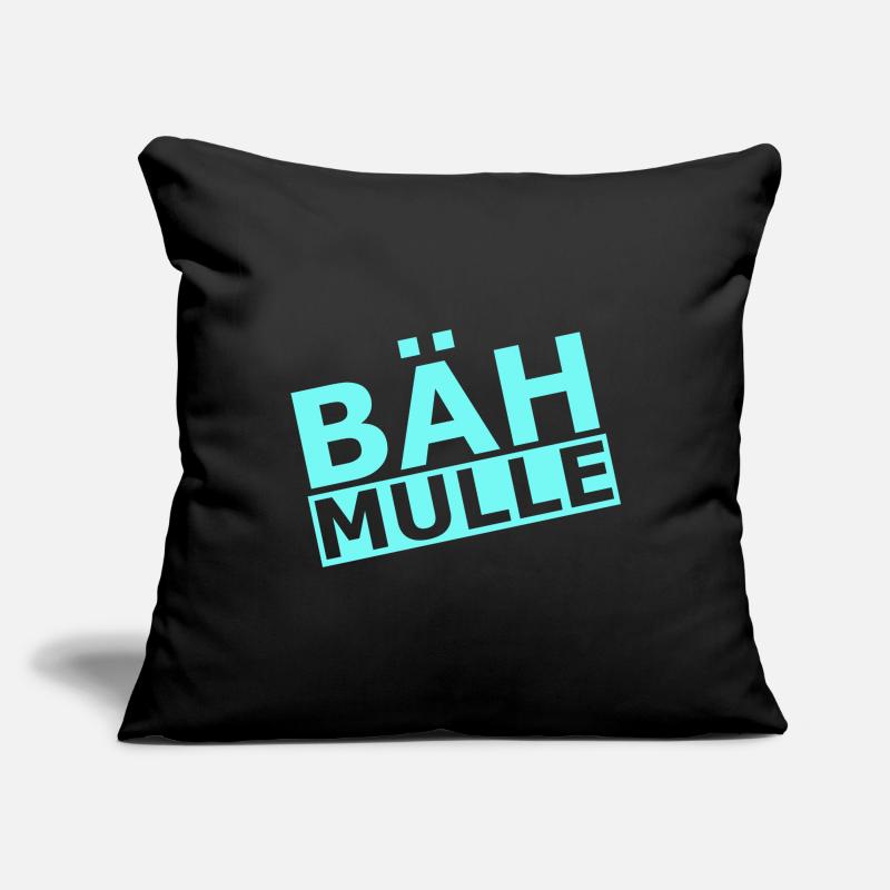 Bähmulle Bähmull Jammerlappen weinen jammern Sofakissenbezug 45 x 45 cm