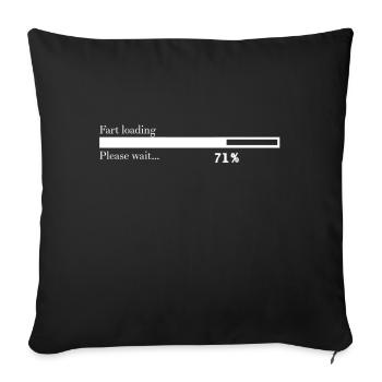 Fart loading Please wait... 71% - Sofakissenbezug 45 x 45 cm - Schwarz - Vorne