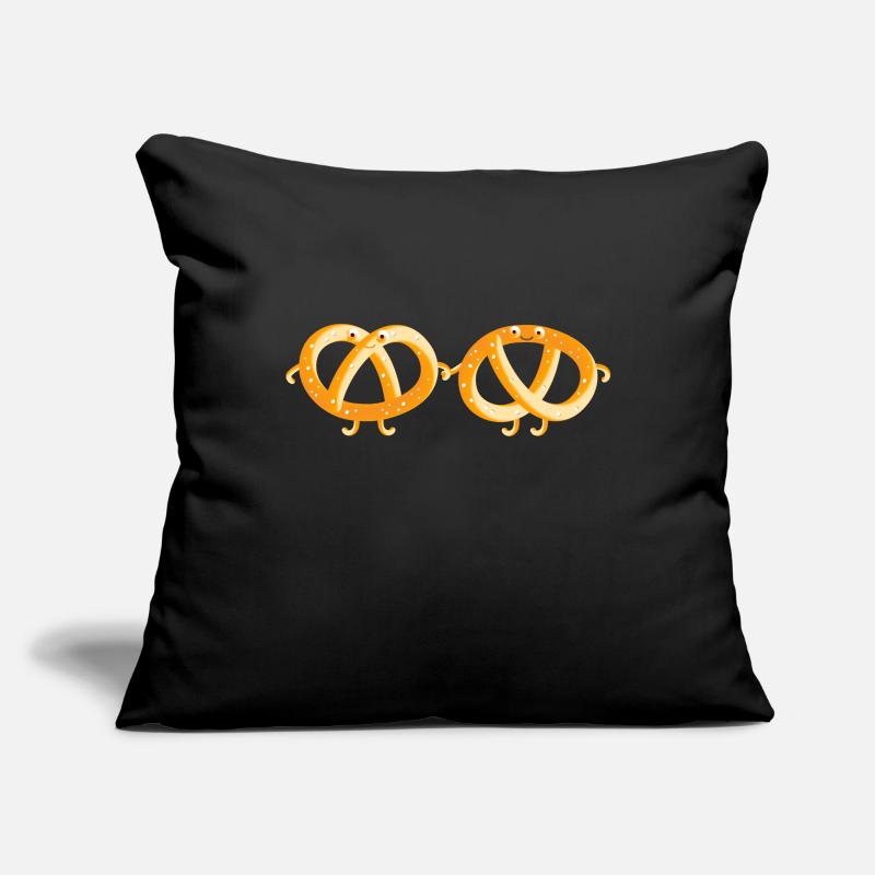 Pretzel Couples Sofa pillowcase 17,3'' x 17,3'' (45 x 45 cm)