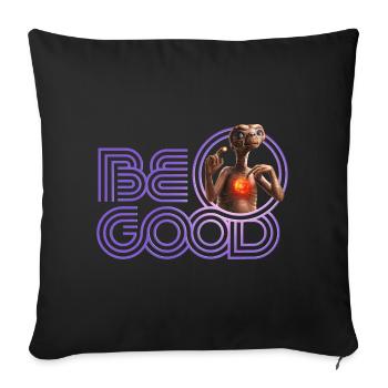 E.T. The Extra-Terrestrial Be Good - Sofa pillowcase 17,3'' x 17,3'' (45 x 45 cm) - black - Front