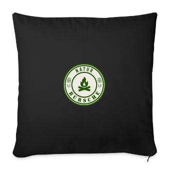Nature boy - Sofa pillowcase 17,3'' x 17,3'' (45 x 45 cm) - black - Front