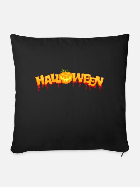 Halloween - Sofakissenbezug 45 x 45 cm - Schwarz