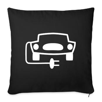 La révolution électrique - Housse de coussin décorative 45 x 45 cm - noir - Devant