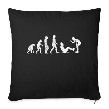 Fitness Athlete Strength Training Muscle Bodybuilder - Sofa pillowcase 17,3'' x 17,3'' (45 x 45 cm) - black - Front