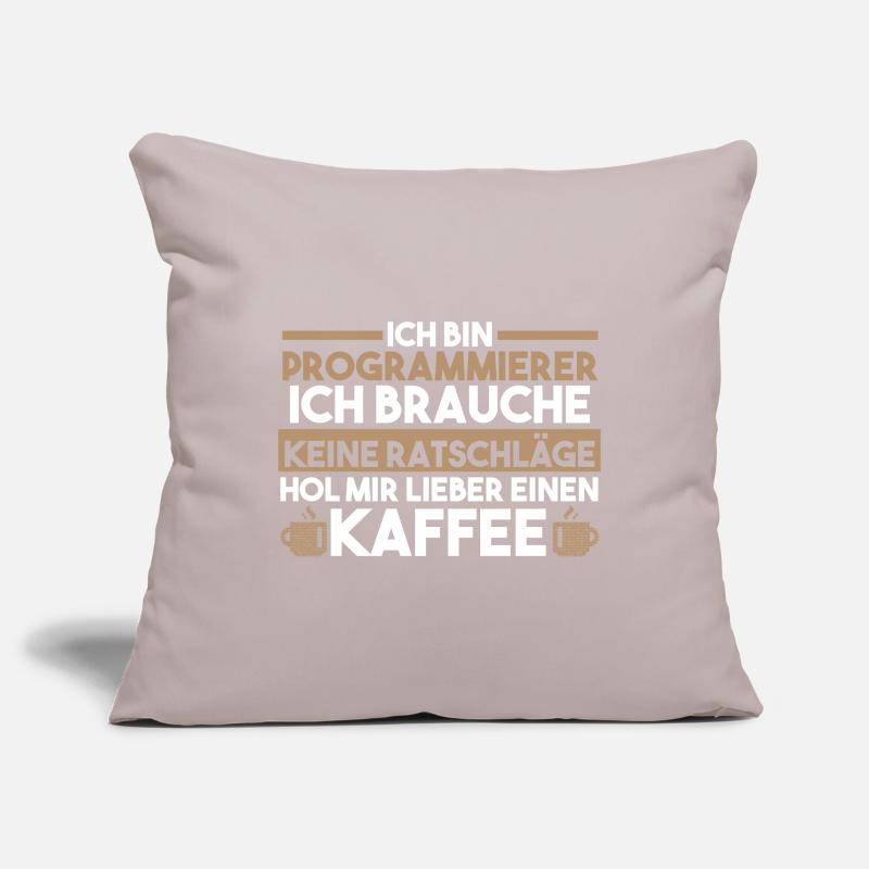 Programmieren Kaffee Entwickler Coder Programmiere Sofakissenbezug 45 x 45 cm