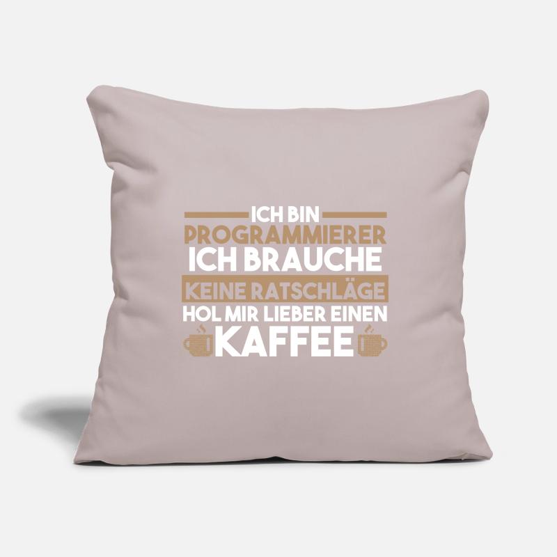 Programmieren Kaffee Entwickler Coder Programmiere Sofakissenbezug 45 x 45 cm
