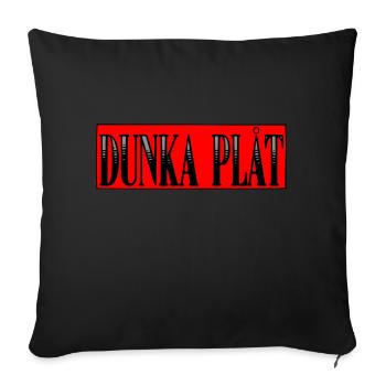 Tôle d’immersion - Housse de coussin décorative 45 x 45 cm - noir - Devant