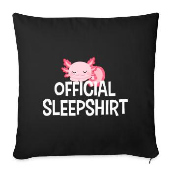 Axolotl - Housse de coussin décorative 45 x 45 cm - noir - Devant