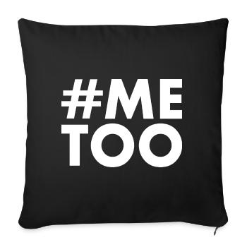 Me too - Housse de coussin décorative 45 x 45 cm - noir - Devant