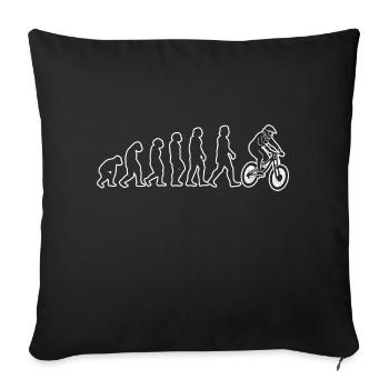 Bicycle Cycling Cyclists Cyclists Cyclists - Sofa pillowcase 17,3'' x 17,3'' (45 x 45 cm) - black - Front