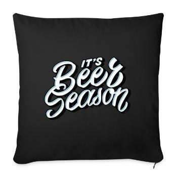 Oktober Dirndl Tracht Bier Fest - Sofakissenbezug 45 x 45 cm - Schwarz - Vorne