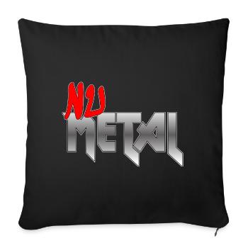 Nu Metal Red Fan Edition - Sofakissenbezug 45 x 45 cm - Schwarz - Vorne