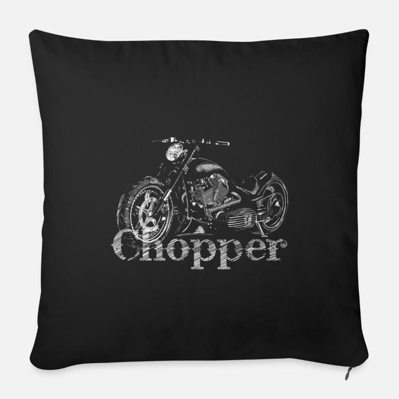 chopper - Sofakissenbezug 45 x 45 cm - Schwarz