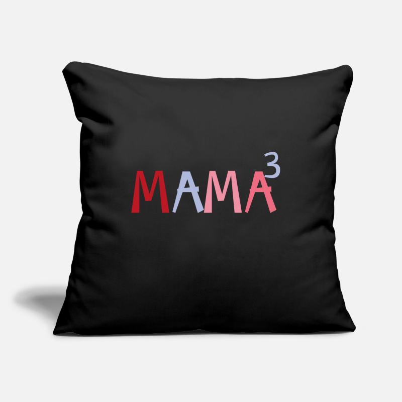 Mama hoch 3, Muttertag Geschenk Sofakissenbezug 45 x 45 cm