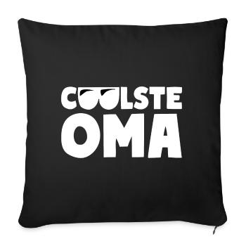 COOLEST GRANDMA - Sofa pillowcase 17,3'' x 17,3'' (45 x 45 cm) - black - Front
