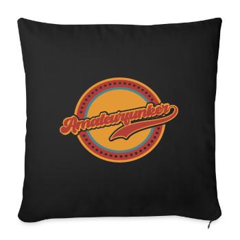 Amateurfunker Funkamateur Amateurfunk Hobby - Sofakissenbezug 45 x 45 cm - Schwarz - Vorne