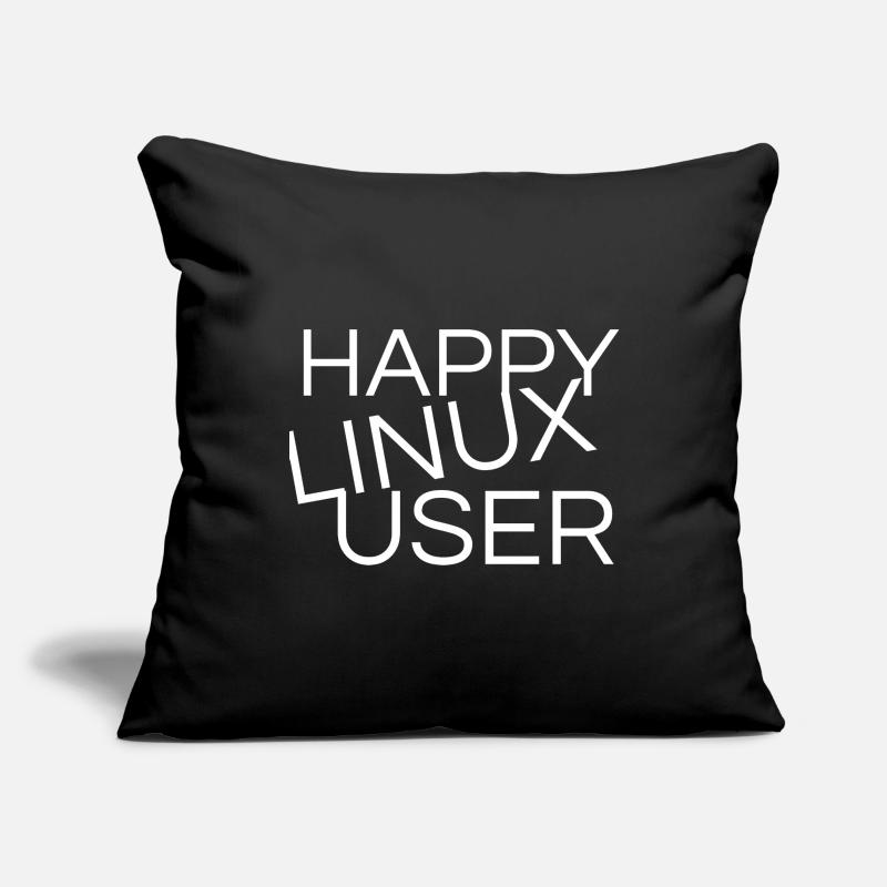 Happy Linux User Sofakissenbezug 45 x 45 cm