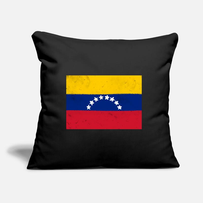 Drapeau du Venezuela Housse de coussin décorative 45 x 45 cm