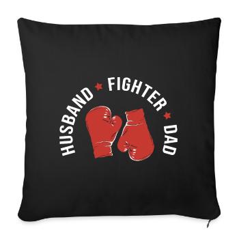 Cancer - Sofa pillowcase 17,3'' x 17,3'' (45 x 45 cm) - black - Front