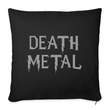 Death Metal - Housse de coussin décorative 45 x 45 cm - noir - Devant