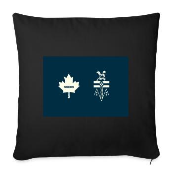 Yukon - Sofa pillowcase 17,3'' x 17,3'' (45 x 45 cm) - black - Front