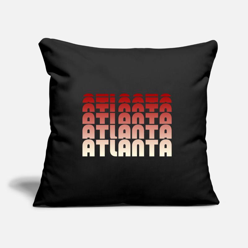 Motif de gradient d’Atlanta Housse de coussin décorative 45 x 45 cm