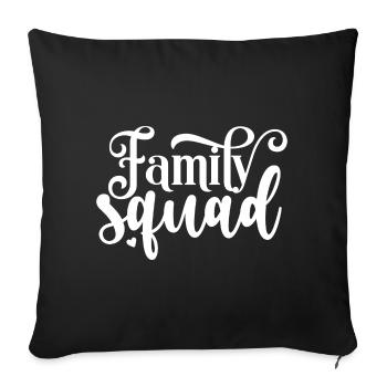 The Proud Family Squad - Sofa pillowcase 17,3'' x 17,3'' (45 x 45 cm) - black - Front