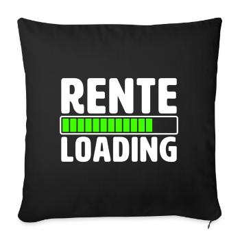 RENTE LOADING - Sofakissenbezug 45 x 45 cm - Schwarz - Vorne