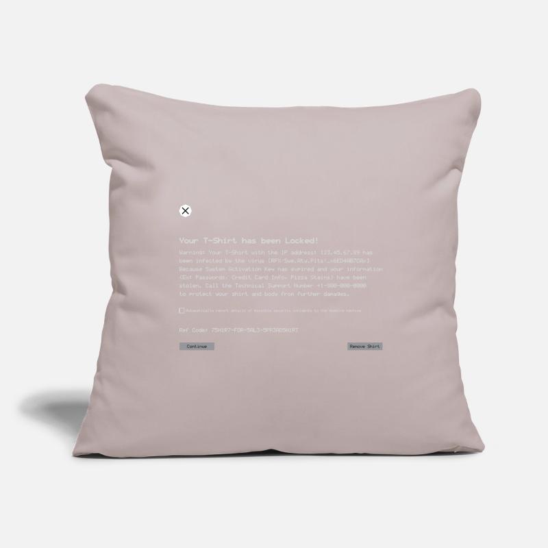 Funny Virus Error Computer Sofa pillowcase 17,3'' x 17,3'' (45 x 45 cm)