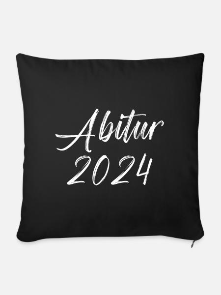 Abitur 2024 - Sofakissenbezug 45 x 45 cm - Schwarz