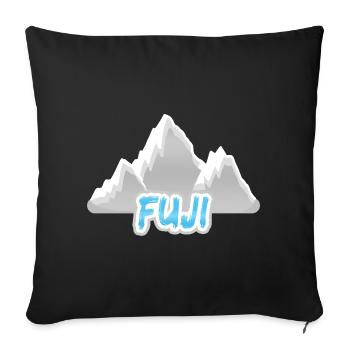 Gift for Fuji - Sofa pillowcase 17,3'' x 17,3'' (45 x 45 cm) - black - Front