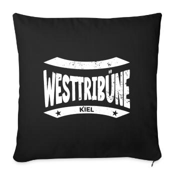 Kiel Stadium West Stand Hoodie, Shirt, Bag - Sofa pillowcase 17,3'' x 17,3'' (45 x 45 cm) - black - Front