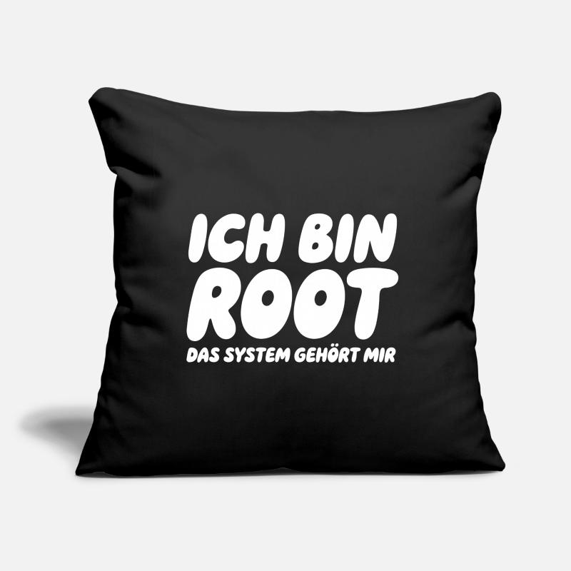 Je suis Root – Le système m’appartient Housse de coussin décorative 45 x 45 cm