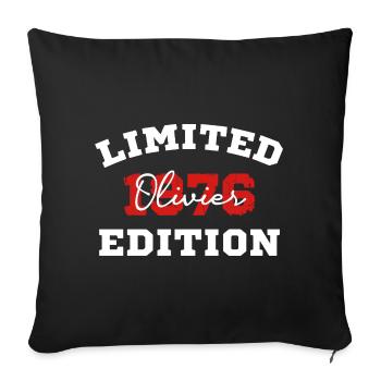 Edition Olivier Limited - Sofakissenbezug 45 x 45 cm - Schwarz - Vorne