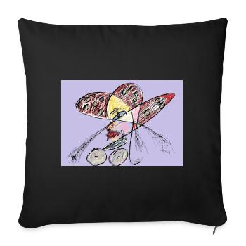 Le citoyen de la haute couture - Housse de coussin décorative 45 x 45 cm - noir - Devant