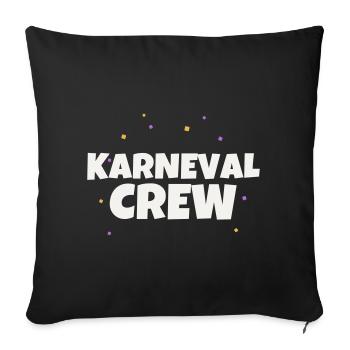 Carnival Crew Carnival Costume Party Group Celebrations - Sofa pillowcase 17,3'' x 17,3'' (45 x 45 cm) - black - Front