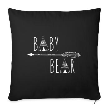 baby Bear - Housse de coussin décorative 45 x 45 cm - noir - Devant