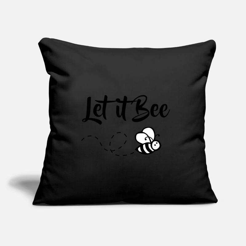 Bee - Bee - Flight - Let It Bee! Sofa pillowcase 17,3'' x 17,3'' (45 x 45 cm)