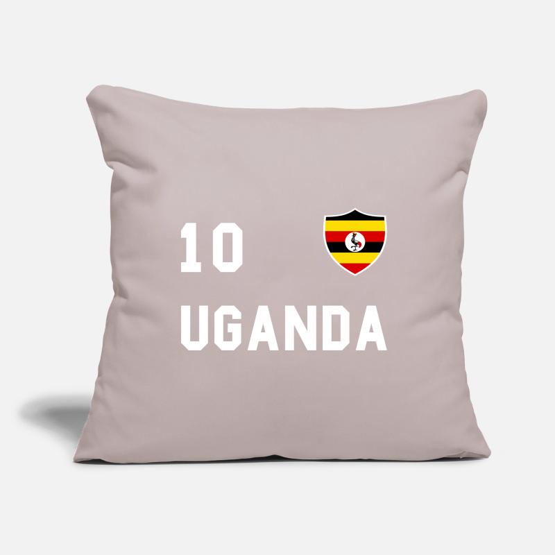 Drapeau de l'Ouganda, cadeau Housse de coussin décorative 45 x 45 cm