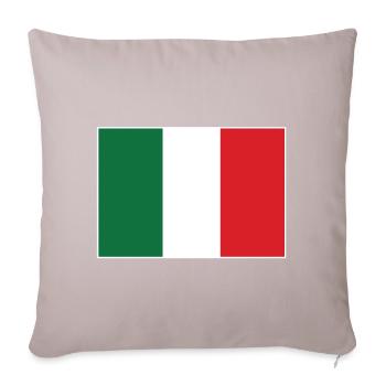 Italy Flag - Sofa pillowcase 17,3'' x 17,3'' (45 x 45 cm) - light taupe - Front