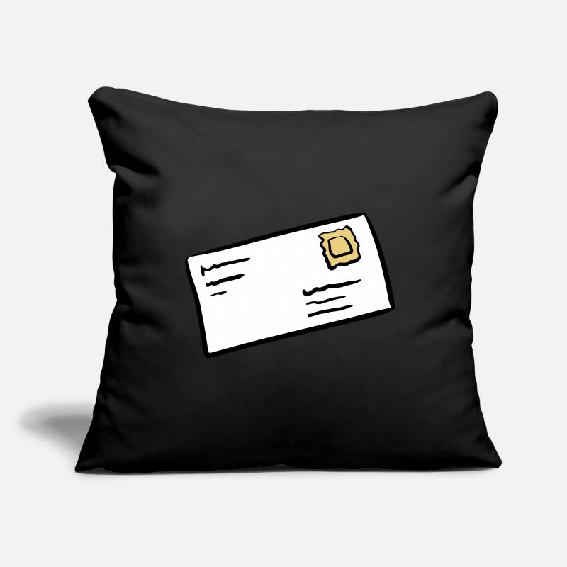 Letter envelope letter envelope letter post Sofa pillowcase 17,3'' x 17,3'' (45 x 45 cm)