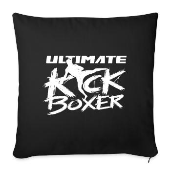 Kickboxing Kickboxing Ultime Kickboxing - Housse de coussin décorative 45 x 45 cm - noir - Devant