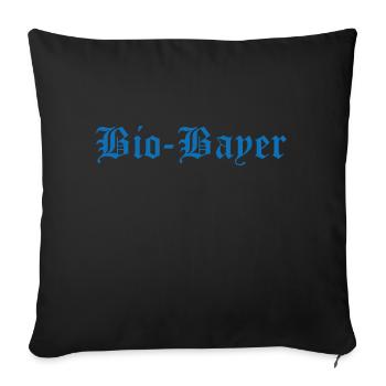 Bio-Bayer - Sofakissenbezug 45 x 45 cm - Schwarz - Vorne