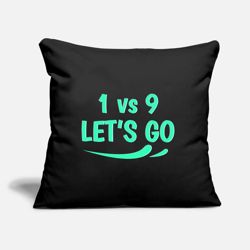 1 vs 9 lets go Sofakissenbezug 45 x 45 cm
