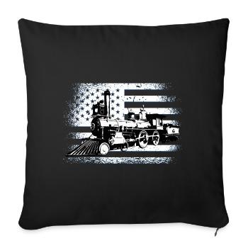conducteur - Housse de coussin décorative 45 x 45 cm - noir - Devant