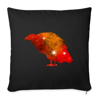 Galaxy Vulture - Sofakissenbezug 45 x 45 cm - Schwarz - Vorne