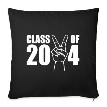 Class of 2024 - Sofakissenbezug 45 x 45 cm - Schwarz - Vorne